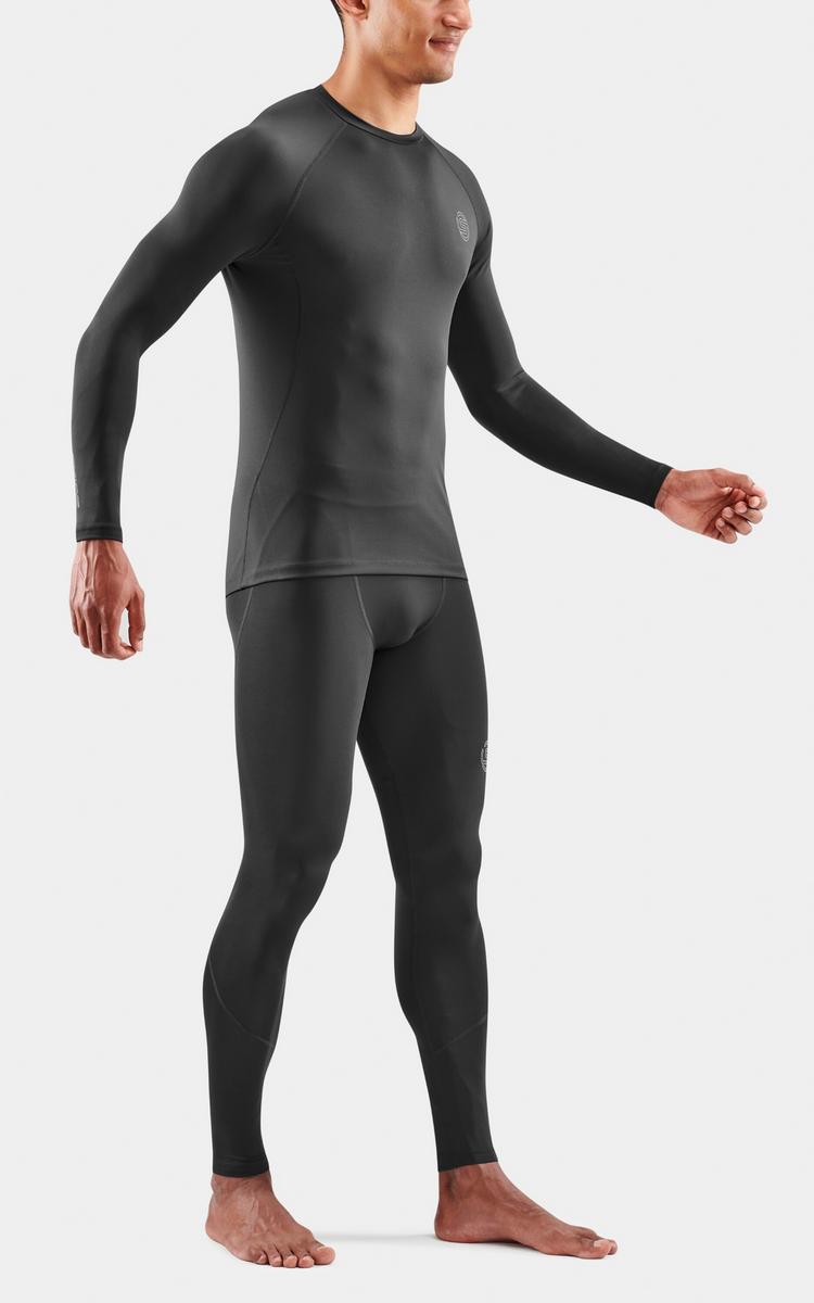 Skins Skins 2-Series Long Sleeve Top Funktionsshirt Herren - black - 2 | SportScheck