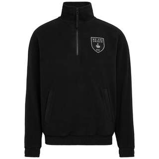 Unfair Athletics Fleece Quarter Zip Sweatshirt Herren schwarz / weiß