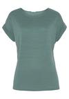 Lascana Kurzarmshirt T-Shirt Damen - mint