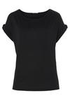 Lascana Kurzarmshirt T-Shirt Damen - schwarz