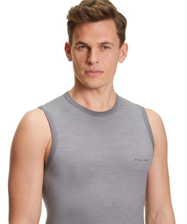 Falke Falke Light Singlet Regular Funktionstop Herren - grey-heather (3757) - 6 | SportScheck