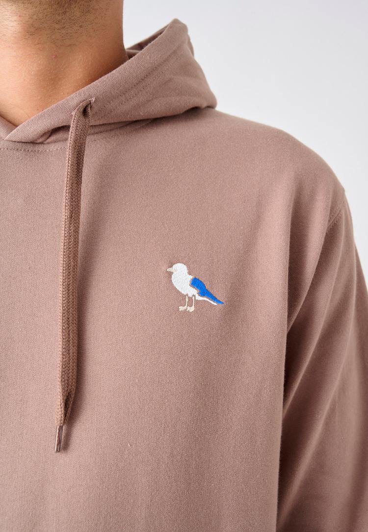 Cleptomanicx Cleptomanicx Hooded Embro Gull 2 Kapuzenshirt Herren - Deep Taupe - 3 | SportScheck