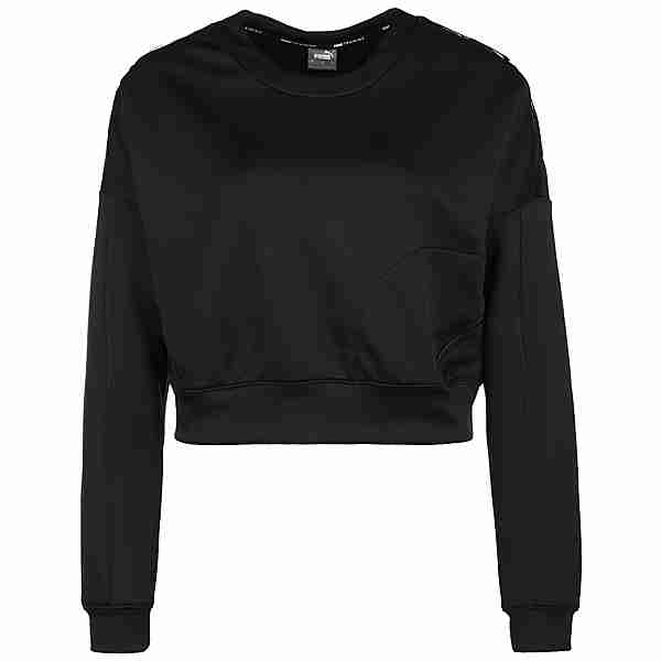 PUMA Brave Zip Sweatshirt Damen schwarz