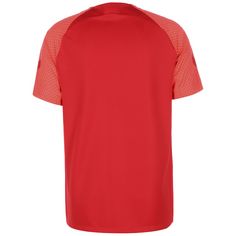 Rückansicht von Nike Dri-FIT Strike Trainingsshirt Funktionsshirt Herren rot