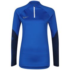 Nike Dri-FIT Strike Drill Sweatshirt Damen blau / schwarz