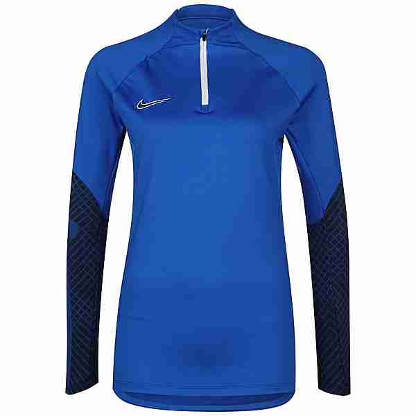 Nike Dri-FIT Strike Drill Sweatshirt Damen blau / schwarz