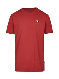 Cleptomanicx Embro Gull T-Shirt Herren - Rosewood