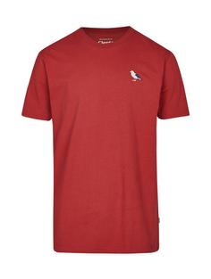 Cleptomanicx Embro Gull T-Shirt Herren Rosewood