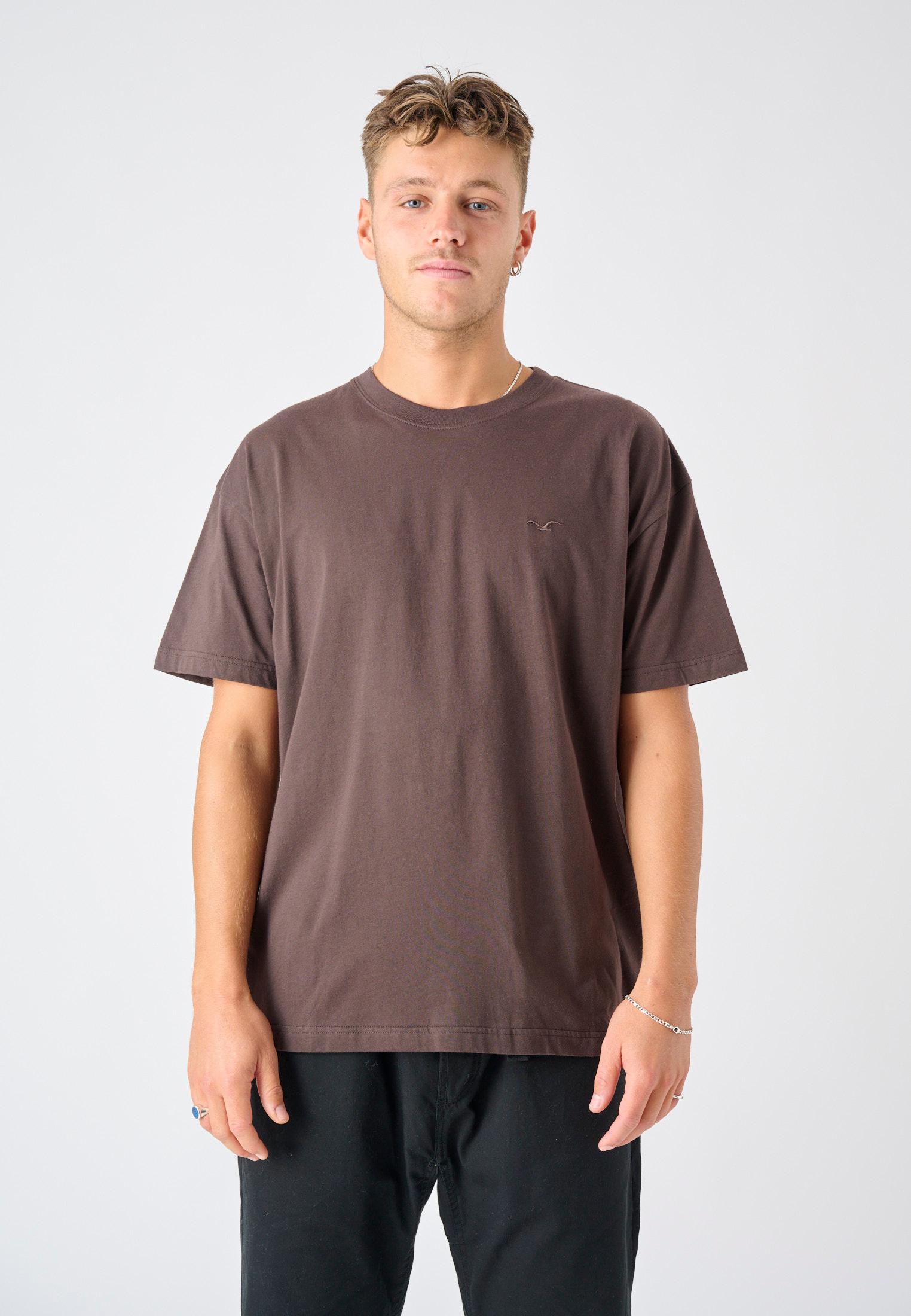 Cleptomanicx Ligull Oversize T-Shirt Herren Molé im Online Shop 