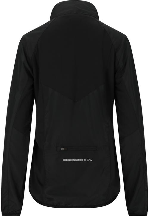 Rückansicht von Endurance Glory Fahrradjacke Damen 1001 Black