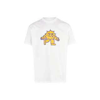 Cleptomanicx Sunny Side Printshirt Herren White
