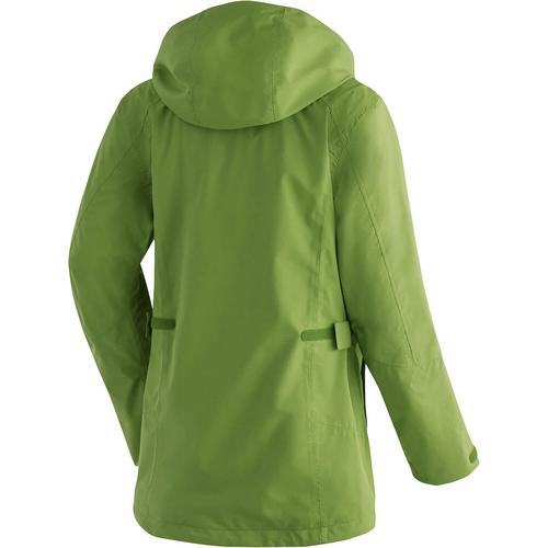 Rückansicht von Maier Sports Partu Outdoorjacke Damen Apfelgrün