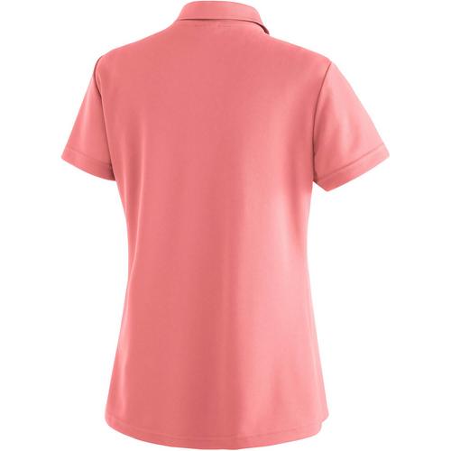 Rückansicht von Maier Sports Ulrike Poloshirt Damen Rose401