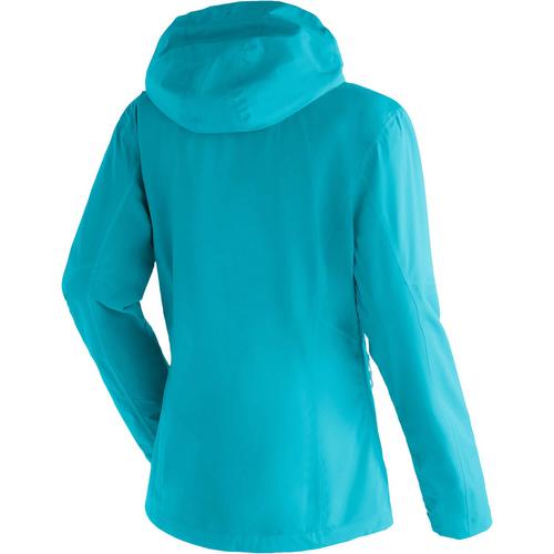 Rückansicht von Maier Sports Metor rec Funktionsjacke Damen Hellblau