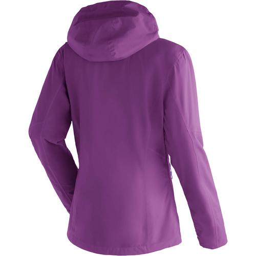 Rückansicht von Maier Sports Metor rec Funktionsjacke Damen Violett