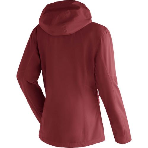 Rückansicht von Maier Sports Metor rec Funktionsjacke Damen Bordeaux