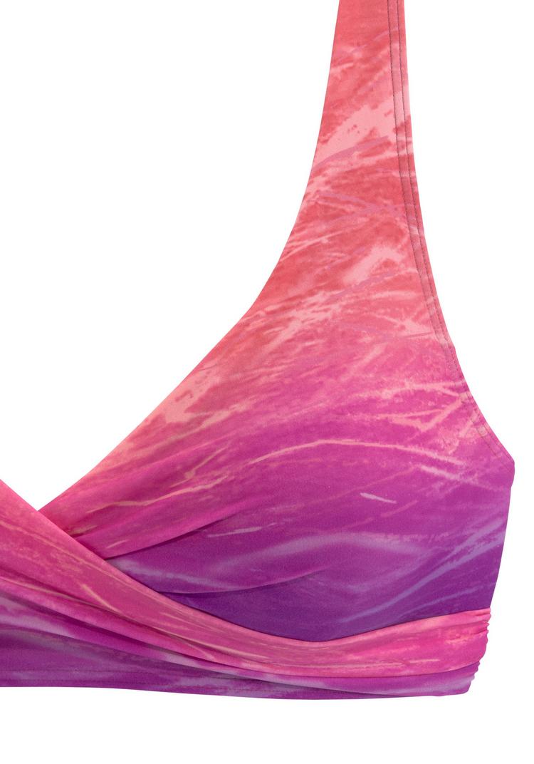 Lascana Lascana Triangel-Bikini Bikini Set Damen - marine-pink - 2 | SportScheck