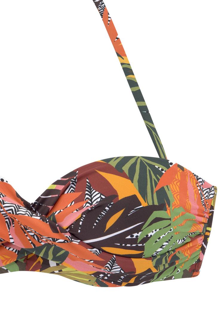 Vivance Vivance B&uuml;gel-Bandeau-Bikini Bikini Set Damen - braun-bedruckt - 0 | SportScheck