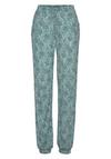 Vivance Jerseyhose Printhose Damen - gr&uuml;n-bedruckt