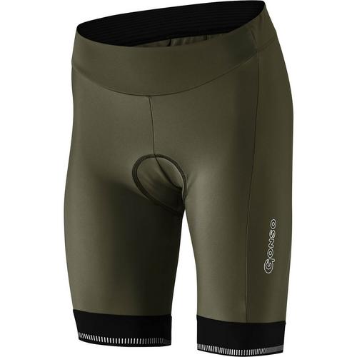 Rückansicht von Gonso SITIVO Fahrradshorts Damen Blau