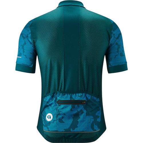 Rückansicht von Gonso Padeon Fahrradtrikot Herren Marine