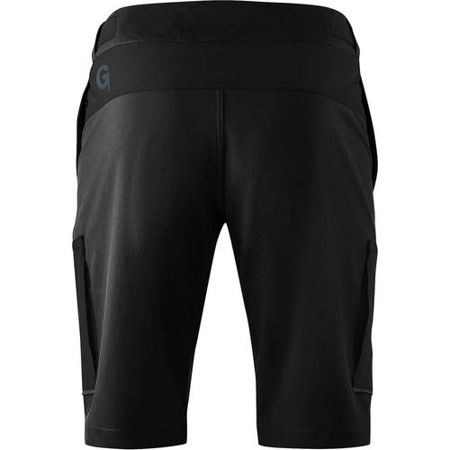 Rückansicht von Gonso Garzone Fahrradshorts Herren Schwarz