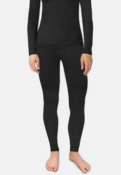 Rückansicht von normani Outdoor Sports Merino Perth Thermounterhose Damen Schwarz