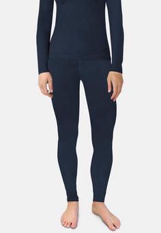 Rückansicht von normani Outdoor Sports Merino Perth Thermounterhose Damen Navy