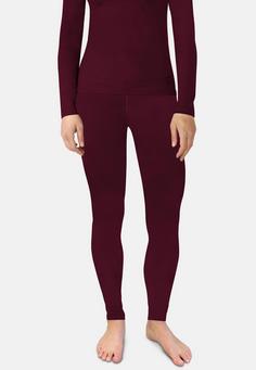 Rückansicht von normani Outdoor Sports Merino Perth Thermounterhose Damen Rot