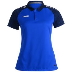 JAKO Performance Poloshirt Damen blau / dunkelblau