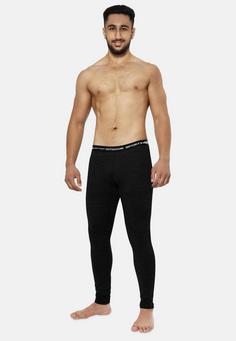 Rückansicht von normani Outdoor Sports Merino Gold Coast Thermounterhose Herren Schwarz