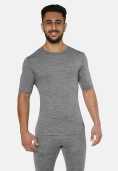 Rückansicht von normani Outdoor Sports Merino Darwin T-Shirt Herren Grau