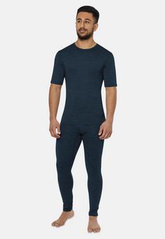 Rückansicht von normani Outdoor Sports Merino Sydney Funktionsunterhose Herren Navy