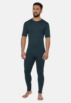 Rückansicht von normani Outdoor Sports Merino Sydney Funktionsunterhose Herren Petrol