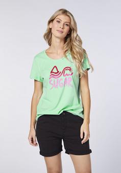Rückansicht von Chiemsee T-Shirt T-Shirt Damen Neptune Green