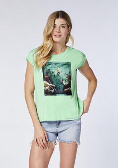 Rückansicht von Chiemsee T-Shirt T-Shirt Damen Neptune Green