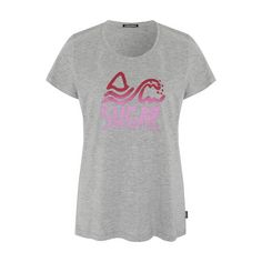 Chiemsee T-Shirt T-Shirt Damen Medium Grey/Pink