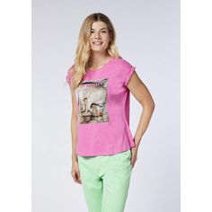 Rückansicht von Chiemsee T-Shirt T-Shirt Damen Super Pink