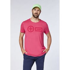 Rückansicht von Chiemsee T-Shirt T-Shirt Herren Raspberry