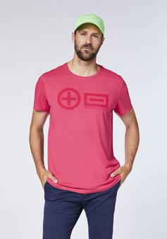 Rückansicht von Chiemsee T-Shirt T-Shirt Herren Raspberry