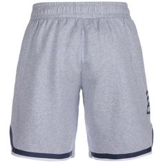 Rückansicht von Under Armour Curry Fleece 9'' Basketball-Shorts Herren hellblau / blau