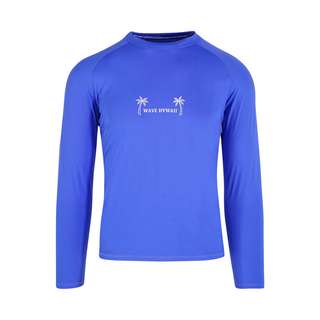 WAVE HAWAII Longsleeve Rash Guard Longsleeve Surf Shirt blau