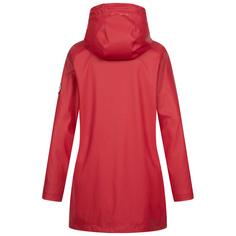 Rückansicht von ANKERGLUT ANKERGLUTHIMMEL Regenjacke Damen darkred