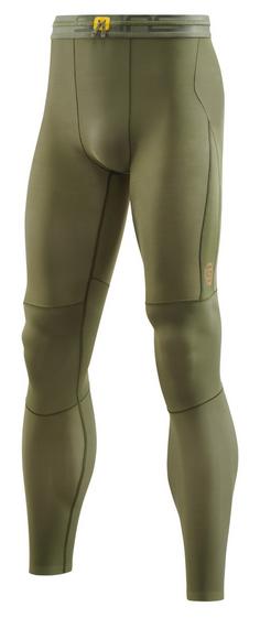 Skins S5 Long Tights Tights Herren khaki