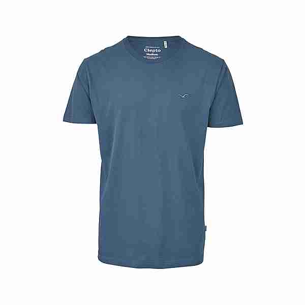 Cleptomanicx Ligull Regular T-Shirt Herren Blue Wing