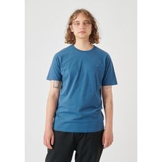 Rückansicht von Cleptomanicx Ligull Regular T-Shirt Herren Blue Wing