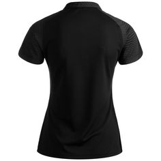 Rückansicht von JAKO Performance Poloshirt Damen schwarz / dunkelgrau