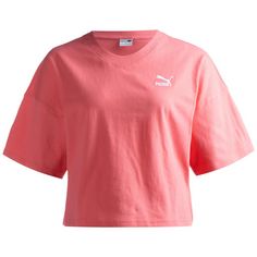 PUMA Classics Oversized T-Shirt Damen pink