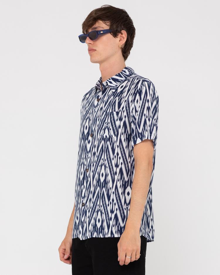 RUSTY RUSTY ICE STORM SHORT SLEEVE SHIRT Kurzarmhemd Herren - Navy Blue - 2 | SportScheck