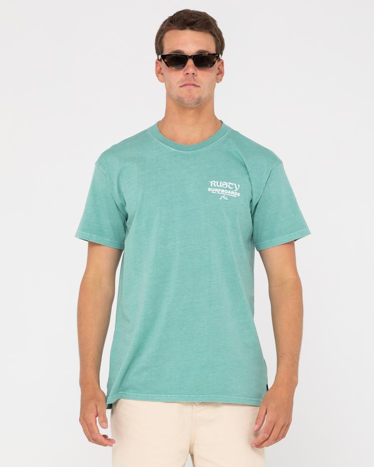 RUSTY RUSTY LIT STRAWBERRIES SHORT SLEEVE TEE T-Shirt Herren - Sea Spray - 1 | SportScheck